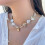 Zeester ketting boho schelp bedeltje 1 stuk 1