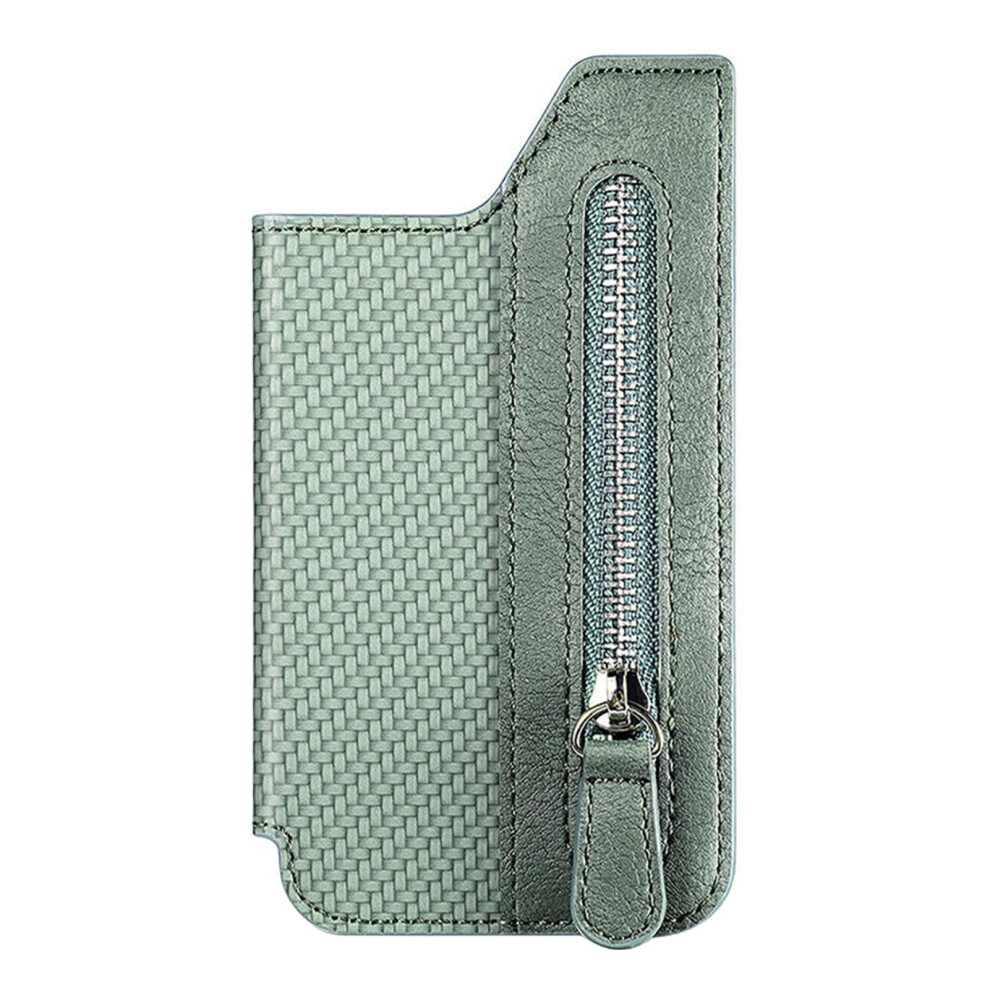 Phone Back Card Holder With Multi-Slot Flipping Wallet & Zipper Â Stick-On Grip Case Compatible With Iphone/Samsung 9027700531598