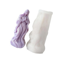 Flexible Silicone Face Casting Mould for Plasters Cement Artisanal Projects and Decoration
