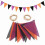 Bratacha Bunting Burlap Il-dhathacha 12 phíosa 1