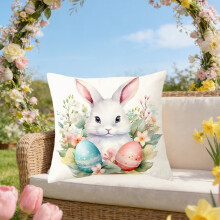 Funda de almohada con estampado festivo para el Festival de Primavera, 45 x 45 cm (18 x 18 pulgadas)