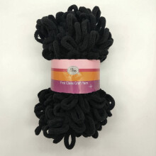 Chenille Loop Yarn – Puffy, Chunky, Soft & Light for DIY Finger Knitting & Hand Weaving (1 Roll, 26ft)