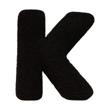 Black Letter Pillows – Soft Initial Throw Cushions A-Z, Decorative for Sofa, Bed, Car – Compatible with Home & Auto Use