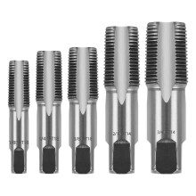 NPT Thread Forming Tap, 1/8", 1/4", 3/8", and 3/4" NPT Pipe Tap Threading Tap Tool for Clean Damaged