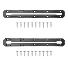 2set Kayak Slide Track Rails Bracket Expandable Low Profile Track Mount Rails Track for Fishing Rod Holder Enduring