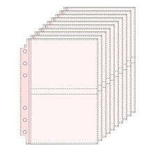 Waterproof Clear Card Holder Binder for Collectors – Compatible with Photo Cards, Tickets, Envelopes – Kids & Adults