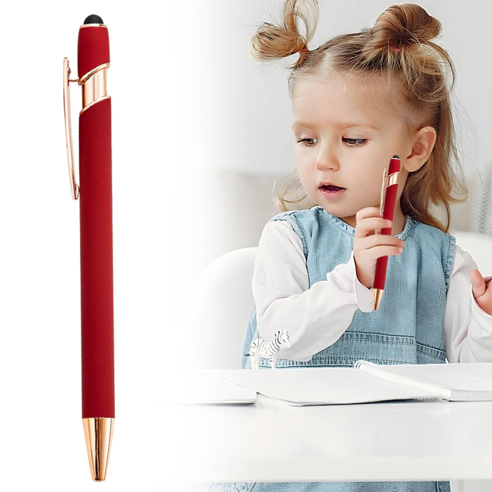 Metal Stylus Pen, Retractable Ballpoint Pen With Soft Touch Stylus Tip For Smartphones, Tablets & Daily Writing 9027700073203