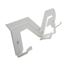 VR Headset Wall Mount Storage Stand Hook Compatible with VR MR XR Headsets and Controllers White 13.8inch
