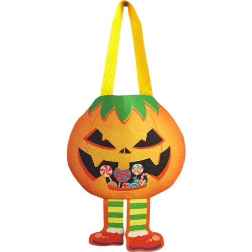 Pungă de bomboane de Halloween, material nețesut reutilizabil, 1 bucată