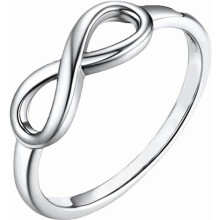 Bague style infini en acier inoxydable (1 pièce)