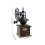 wooden manual coffee grinder hand crank mill for kitchen use 3