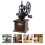 wooden manual coffee grinder hand crank mill for kitchen use 10