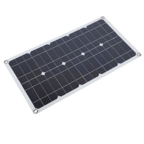 100W Waterproof Solar Panel Kit with 20A Controller, 51x28cm