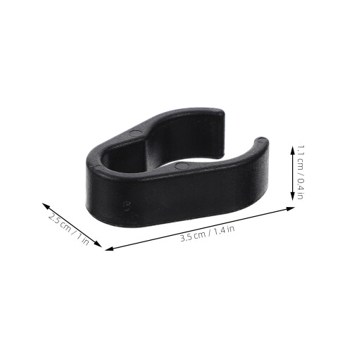 10 Stuks Microfoonkabelhouders Duurzaam Flexibel Kabelclips 1