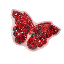 Shimmering Sequins Embroidery Butterfly Design For Crafting And Garment Decoration Fashion Accessory
