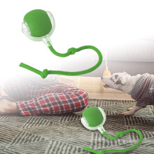 Interactive Electric Rolling Ball Toy with Speedy Tail Rope, Rechargeable & Self-Play – Compatible with Indoor Pets