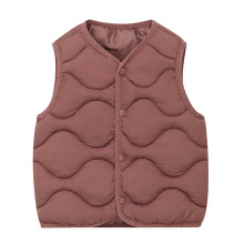 Mouwloos, lichtgewicht, gewatteerd vest voor meisjes, wintervest voor kinderen, peuterkleding voor meisjes van 3-4 jaar.
