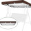 Swing Canopy Replacement Cover Waterproof 2-3 Seat 1