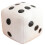 25cm Stuffed Cube Dice Plush Pillow Soft White Black Colorful Back Support Plushie Interactive Game Gift 1