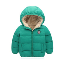 Casaco de inverno com capuz para crianças e bebês – Jaqueta acolchoada grossa, compatível com meninos e meninas.
