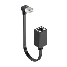 Cabo de extensão Ethernet Cat7 com conector macho para fêmea blindado RJ45.