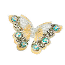 Shimmering Sequins Embroidery Butterfly Design For Crafting And Garment Decoration Fashion Accessory