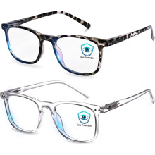 Brillen met blauwlichtfilter voor mannen en vrouwen, gamingbrillen met anti-verblinding en UV400-bescherming, blokkeren blauw licht voor de ogen.