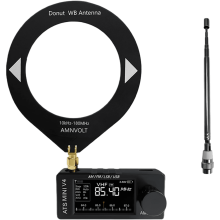 Miniradio med ESP32-S3 & SI4732, AM/FM/LSB/USB, 1,9" IPS-skærm, hovedtelefonforstærker og Hi-Z-kredsløb, bærbar — kompatibel med ESP32-S3