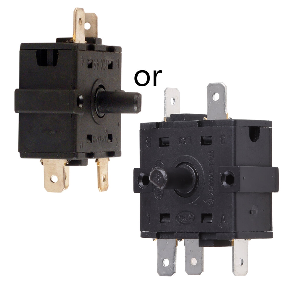 Electric Room Heater Position 3 Pin 5Pin Rotary Selector Ac 250V 16A Electric Heater Heater Parts 9551475116112