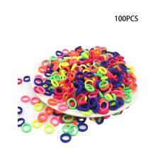 Hair Ties for Children High Elasticity 100 Pcs
