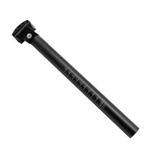 Fietszadelpen met verstelbare klem, 300 mm aluminiumlegering zadelpen voor fietsen