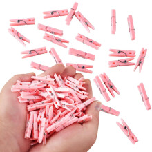 Mini prendedores de roupa, 100 unidades, prendedores de roupa pequenos de plástico, prendedores de fotos, prendedores de papel, prendedores para
