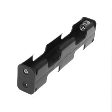 Battery Holder 4x AA Long Back for Case 6V Layers Double-sided Box 9V Button Plastic Storage Container