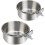 RUseeN2PCS Πιάτα ταΐσματος πουλιών, μπολ τροφής για παπαγάλους, σφιγκτήρας, θήκη για 1