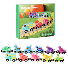 Magnetische cijfertrein speelgoed bouwblokken set educatieve trektrein met rails vroeg leerzaam STEM-speelgoed voor kinderen van 3-5 jaar
