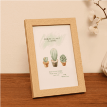 Cadre photo en bois massif naturel 5x7 pouces (1 pièce)