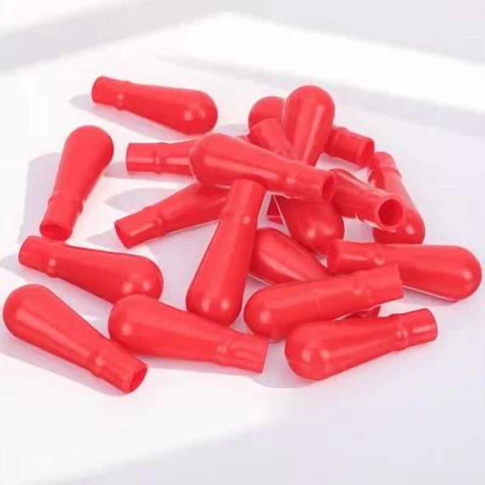 50Pcs Glass Pipette Bulb Rubber Dropper For Personal Use With Liquid Transfer