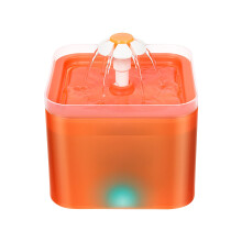 Shldybc Self-Dispensing Pet Waterer for Dogs & Cats, LED Illuminated, Active Water Circulation, Compatible with Smart Pet Feeders