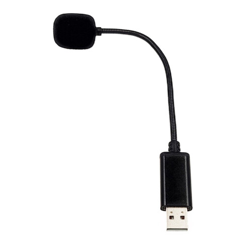 Μικρόφωνο USB για φορητό και επιτραπέζιο υπολογιστή με λαιμόκοψη για σύνδεση και