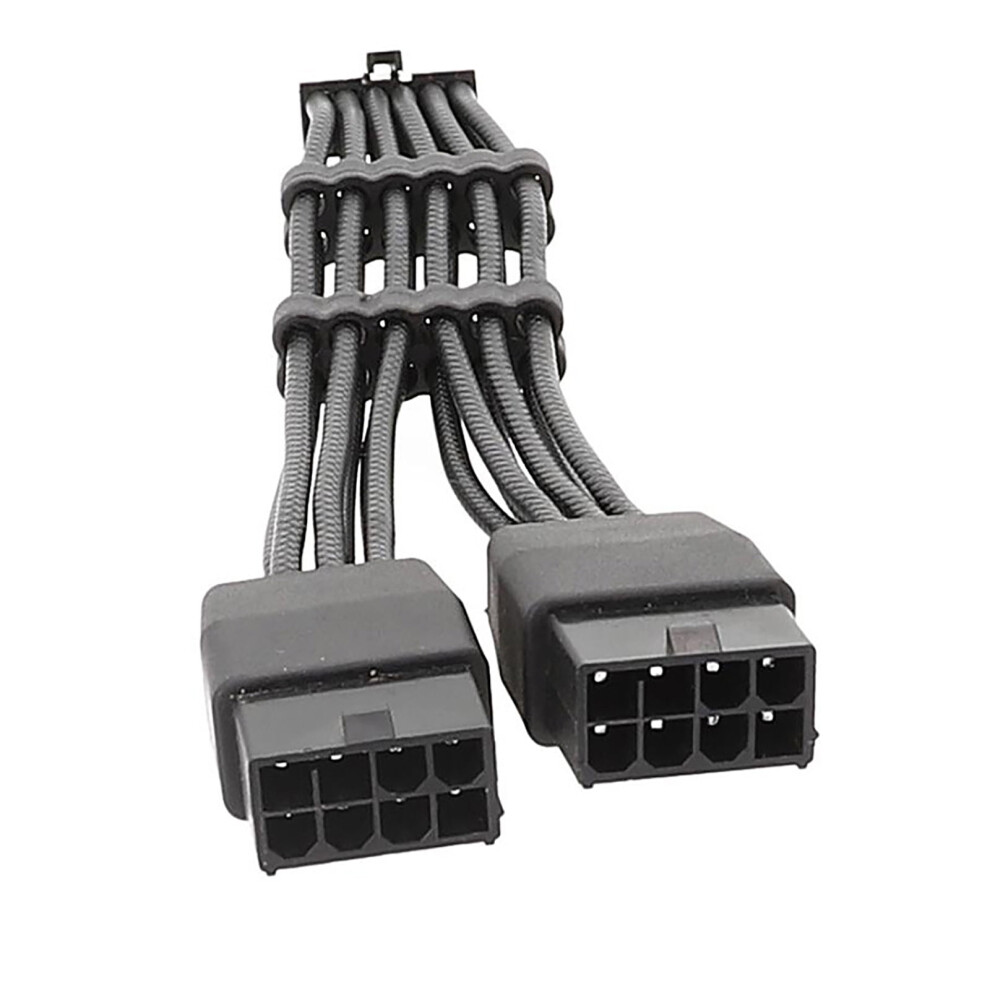 Two Pcie 8Pin (6+2P) Female To 12Pin Male Gpu Power Adapter Cable For Rtx30 Series Rtx3080 Rtx3090 Gpu 8Pin 9193271029304