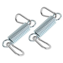 2PCS Swing Spring, Steel and Galvanized Hammock Chair Spring with Snap, Porch Swing Hanger for Hanging Sandbag Tent Canopy