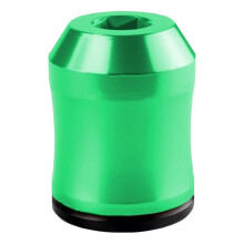 Strong Magnetic Screw Ring for 1/4" Hex Screwdrivers & Bits – Anti-Slip, Green, Compatible with Standard Drill Tools