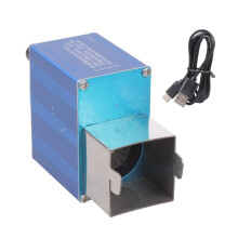 Portable Metal Shell Blower with USB Cable Changeable Double Speed High RPM for Outdoor Camping Barbecue Fire Starting