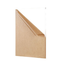 Folhas de acrílico transparente de 60 x 79 cm (24 x 31 polegadas), folhas de plexiglass, materiais decorativos para projetos de faça você mesmo.