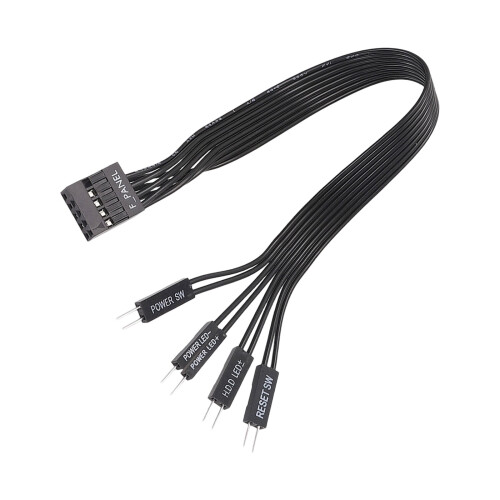 Motherboard External Power Switcher F Panel Header Restarting Button Extension Power Cable for PC Case Chassis
