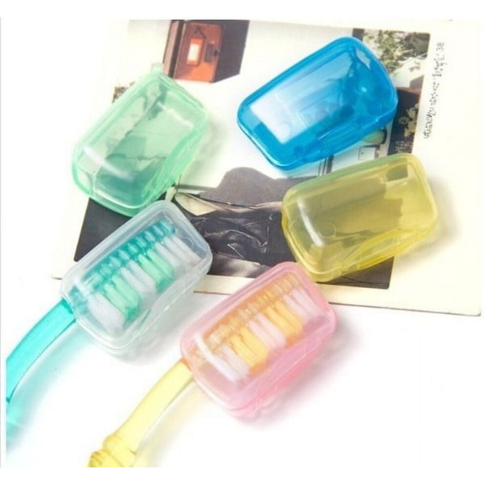 Portable Travel Toothbrush Head Protective Cover Manufacturers Toothbrush Dustproof Head Cover Toothbrush Head Protective Case White/Yellow/Red 9193271033998