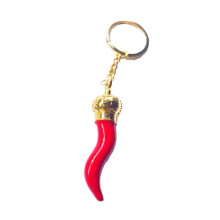 Simple Chilli Pepper Keychain Fashion Pendant Keyring Ornament Key Holder Backpack Handbag Charm for Girls Women