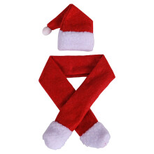 Weihnachtliches Weinflaschen-Überzugsset – Strickmütze & Schal (Schneemann/Weihnachtsmann), Mini-Weihnachtsflaschenüberzüge für Partys,