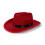 Vintage καπέλο Homburg με διακόσμηση αστεριών για ενήλικες 1