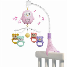 Baby Musical Crib Mobile with Soothing Music, Lights & Animal Projection – Compatible with Most Cribs